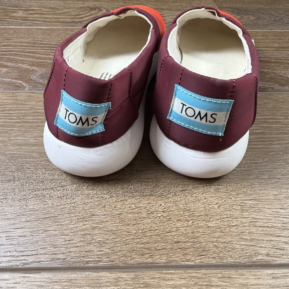 TOMS Women's Alpargata Mallow Slip-On Shoes, Burgundy Multi Sz 9.5 Fall Winter - Picture 2 of 9